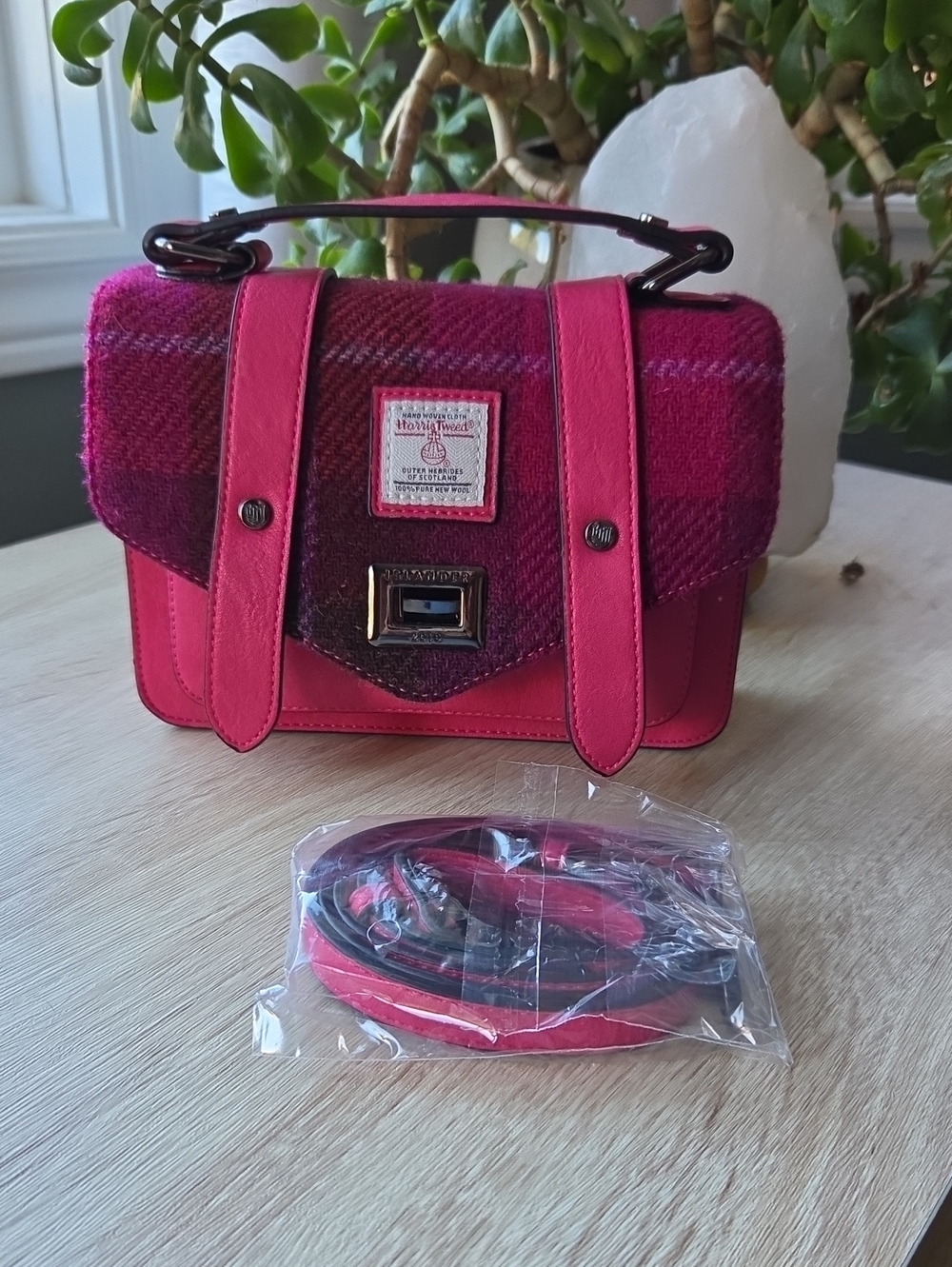 Islander Mini Satchel With Harris Tweed - Picture 7 of 10